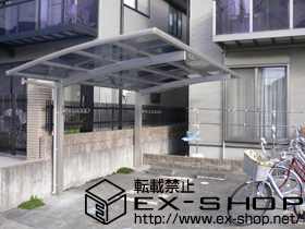 のカーポート プレシオスポート 積雪〜20cm対応＋収納式物干しセット2型（2本入） 施工例