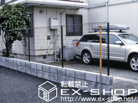 のフェンス・柵 FCS-61型フェンス 施工例