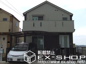 の門扉 シャレオR2型 機能門柱使用 施工例