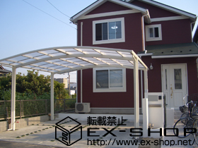 のカーポート カーブポートシグマIII   ワイド　積雪〜20cm対応 施工例