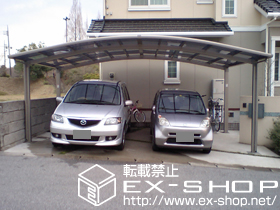 のカーポート カーブポートシグマ?　ワイド　積雪〜20cm対応 施工例