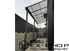 のテラス屋根 ライザーテラス?F型　連棟　テラスタイプ　積雪〜20cm対応 施工例