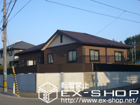 のフェンス・柵 エクスラインフェンス7型[自由柱] 施工例