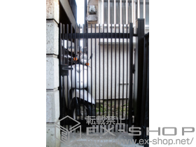 の門扉 ハイ千峰 柱使用 施工例