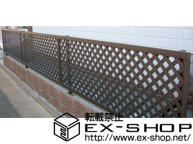 のフェンス・柵 シャレオR11型フェンス　フリーポールタイプ 施工例