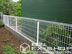 のフェンス・柵 メッシュフェンスＡ型 施工例