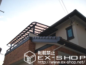 のバルコニー・ベランダ屋根 パワーアルファ RB型 単体 屋根タイプ 積雪〜30cm対応 施工例