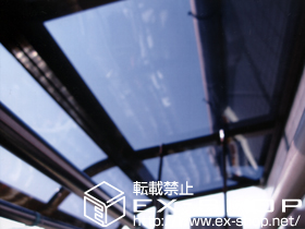 のバルコニー・ベランダ屋根 ライザーテラスII   R型 屋根タイプ 単体 積雪〜20cm対応 施工例