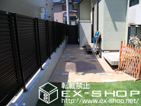 の門扉 シャレオR5型　片開き 施工例