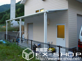 のテラス屋根 ヴェクターF型 連棟 テラスタイプ 積雪〜20cm対応 施工例