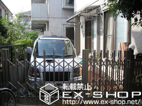 のバルコニー・ベランダ屋根 ライザーテラスII R型 単体 ルーフタイプ 積雪〜20cm対応 施工例