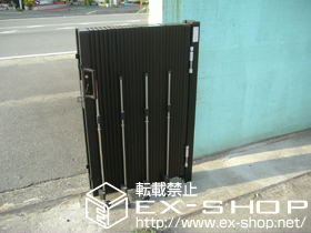 のカーゲート アルシャインM型Aタイプ　片開き　ノンレールタイプ　 施工例