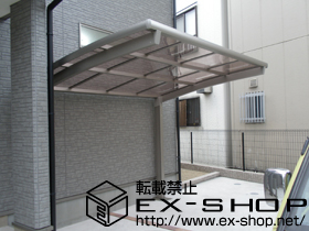 のサイクルポート・駐輪場 カーブパークシグマIII オープンタイプ 積雪〜30cm対応 施工例