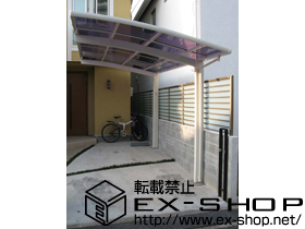 のカーポート カーブポートシグマ?　単体　積雪〜20cm対応 施工例