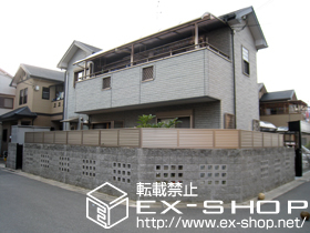 のフェンス・柵 プリレオR9型フェンス[間仕切りタイプ] 施工例