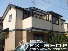 のバルコニー・ベランダ屋根 ヴェクター F型 屋根タイプ 単体 積雪〜20cm対応 施工例