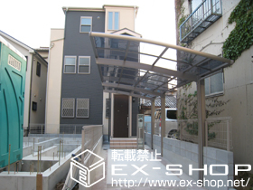 のカーポート カーブポートシグマ?　延長　積雪〜20cm対応 施工例