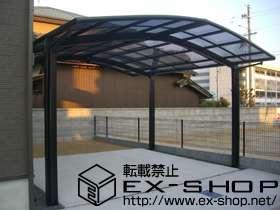 のカーポート カーブポートシグマIII M合掌 積雪〜20cm対応 施工例