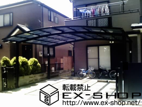 のカーポート カーブポートシグマIII ワイド 積雪〜20cm対応 施工例