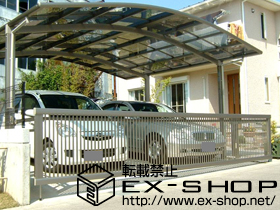 のカーゲート ワイドオーバードアR2型　手動式 施工例