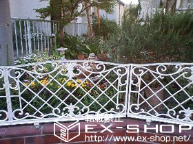 のフェンス・柵 フェスタE型フェンス　フリーポールタイプ 施工例