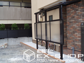 のテラス屋根 ヴェクターテラス F型 テラスタイプ 単体 積雪〜20cm対応 施工例