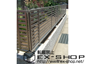 のフェンス・柵 プリレオR3型フェンス 施工例