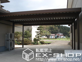 のカーポート ジーポート Sタイプ 基本 積雪〜100cm対応 施工例