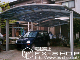 のカーポート プレシオスポート 積雪〜30cm対応＋着脱式サポート柱 2本入 施工例