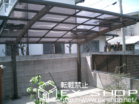 のカーポート カーブポートシグマ? 積雪〜20cm対応 施工例