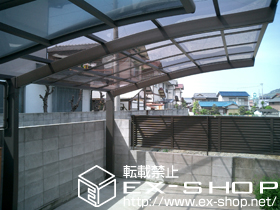 のフェンス・柵 プリレオR5型フェンス[フリーポールタイプ] 施工例