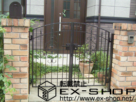 の門扉 コラゾン1型　扉本体×2枚 施工例