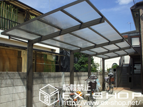 のカーポート サーフポート? 縦連棟 積雪〜20cm対応 施工例