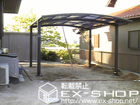 のカーポート カーブポートシグマIII ワイド 積雪〜20cm対応 施工例