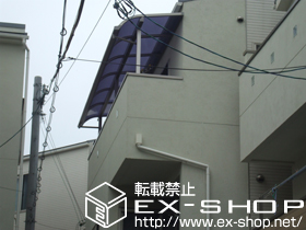 のバルコニー・ベランダ屋根 ライザーテラスII R型 連棟 屋根タイプ 積雪〜20cm対応 施工例