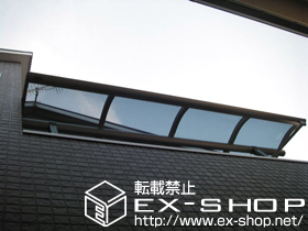 のバルコニー・ベランダ屋根 プレシオステラス R型 単体 屋根タイプ 積雪〜20cm対応 施工例