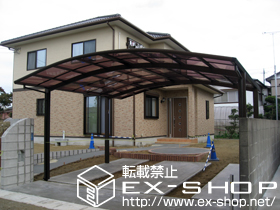 のカーポート レイナツインポート ワイドタイプ 積雪〜20cm対応 施工例