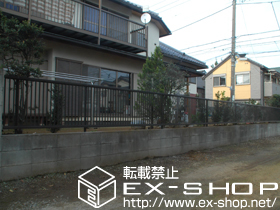 のフェンス・柵 プリレオR2型フェンス[フリーポール] 施工例