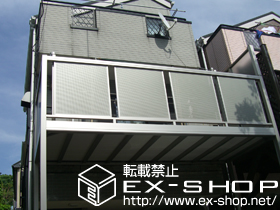 のバルコニー バルコニーBCX型 パンチングパネル 柱建て式 施工例