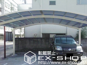 のカーポート レイナツインポート　単体 施工例