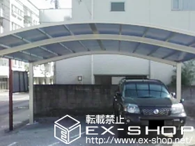 YKKAPのカーポート レイナツインポート　単体 施工例