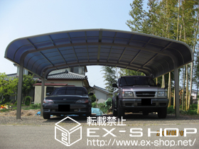 のカーポート テールポートシグマ? ワイド 積雪〜30ｃｍ対応 施工例