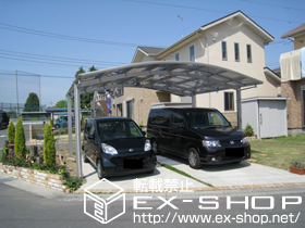 のカーポート プレシオスポート ワイド 積雪〜20cm対応 施工例