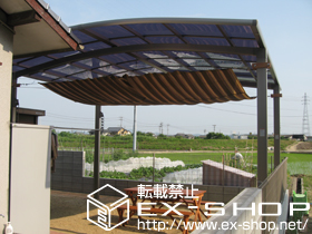 のカーポート カーブポートシグマ? ワイドタイプ 積雪〜20cm対応 施工例