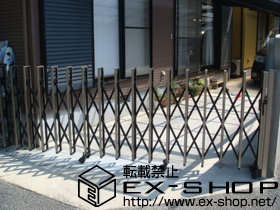 のカーゲート トリップゲート PC型 ノンレール 片開き 施工例