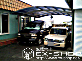 のカーポート プレシオスポート ワイド 積雪〜20cm対応 施工例