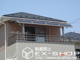 のバルコニー・ベランダ屋根 ヴェクターテラス R型 屋根タイプ 単体 積雪〜20cm対応 施工例
