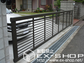 のカーゲート ワイドオーバードアR1型 手動式 施工例