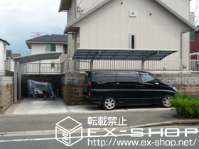 のカーポート プレシオスポート 積雪〜20cm対応 施工例