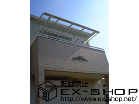 のバルコニー・ベランダ屋根 ヴェクターテラス R型 ルーフタイプ 単体　積雪〜20cm対応 施工例